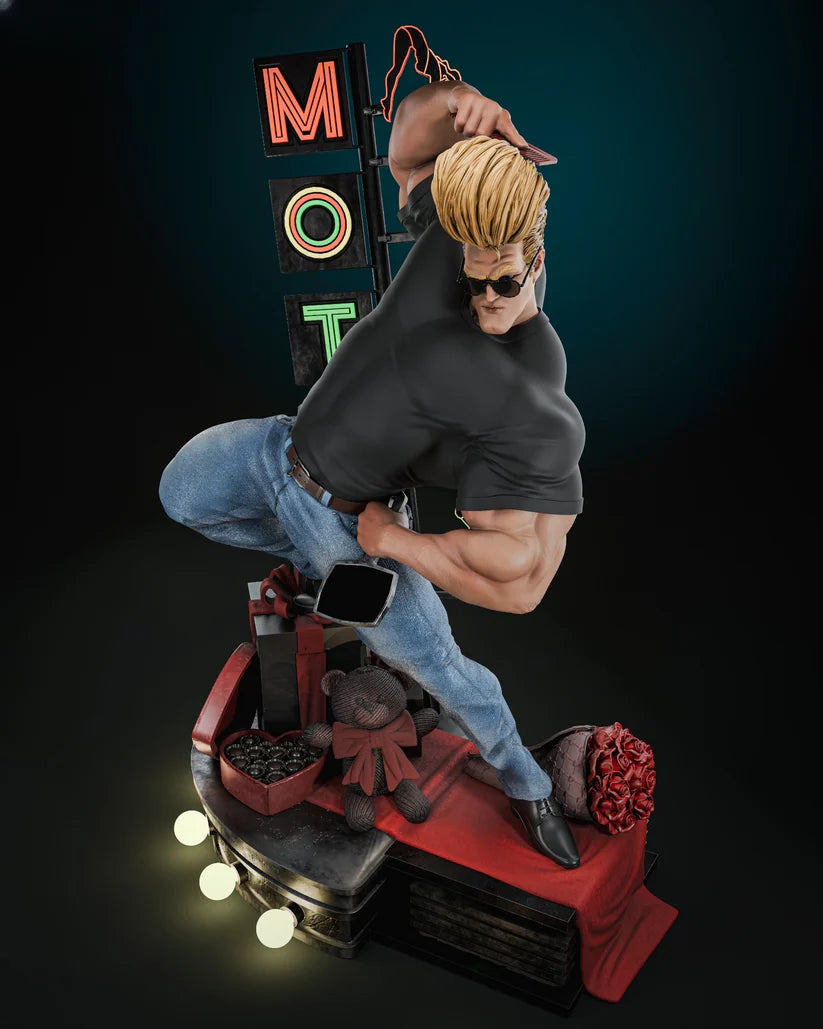 Johnny Bravo STL Model: The Iconic Cartoon Hero in 3D Printing