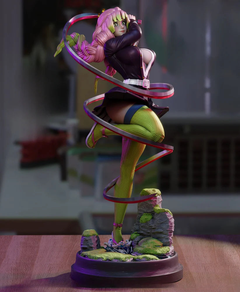 NSFW Mitsuri Kanroji STL File (Demon Slayer) | 3D Printable Anime Figure Model, Cosplay Prop & Collectible [Digital Download Only