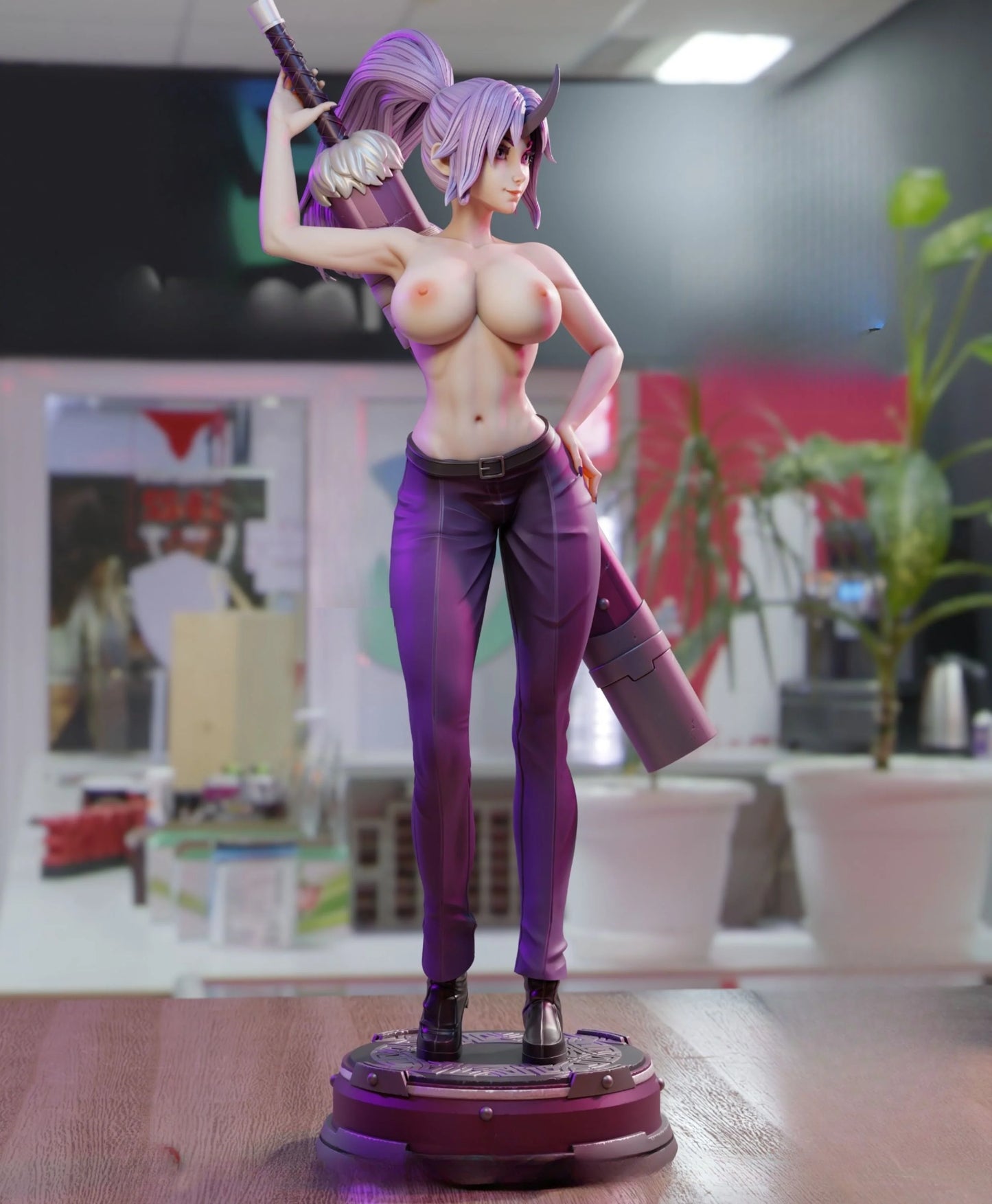 Shion NSFW – Tensei Shitara Slime Datta Ken STL Figure | 3D Print STL + Pre-Supported