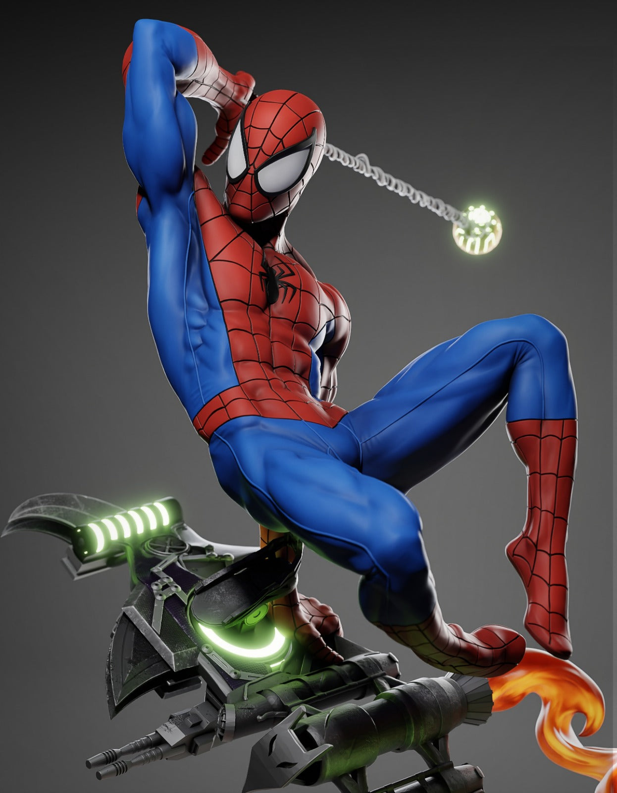 Spider-Man (Marvel Comics) 3D Print File: Iconic Web-Slinger STL - 1:4, 1:6, 1:9, 1:12 Scale Options - Ready-to-Print, Split, Pre-Supported & Uncut
