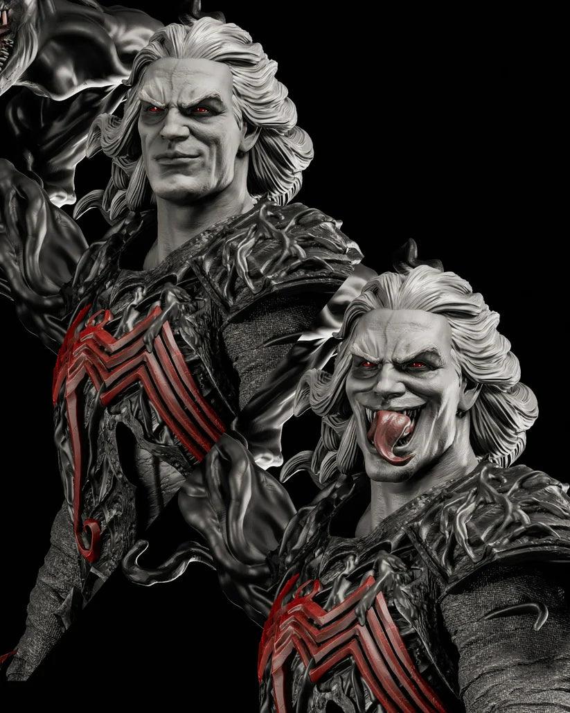 Knull: The God of the Symbiotes STL Model - Unleash the King in Black! 1-6 and knull bust
