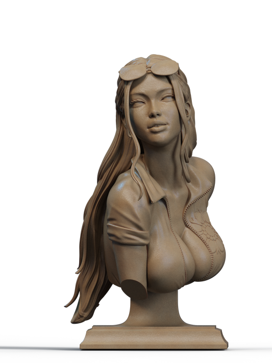 Nico Robin Bust 3D Print File: Iconic 1/6 & 1/9 Scale STL Collectible