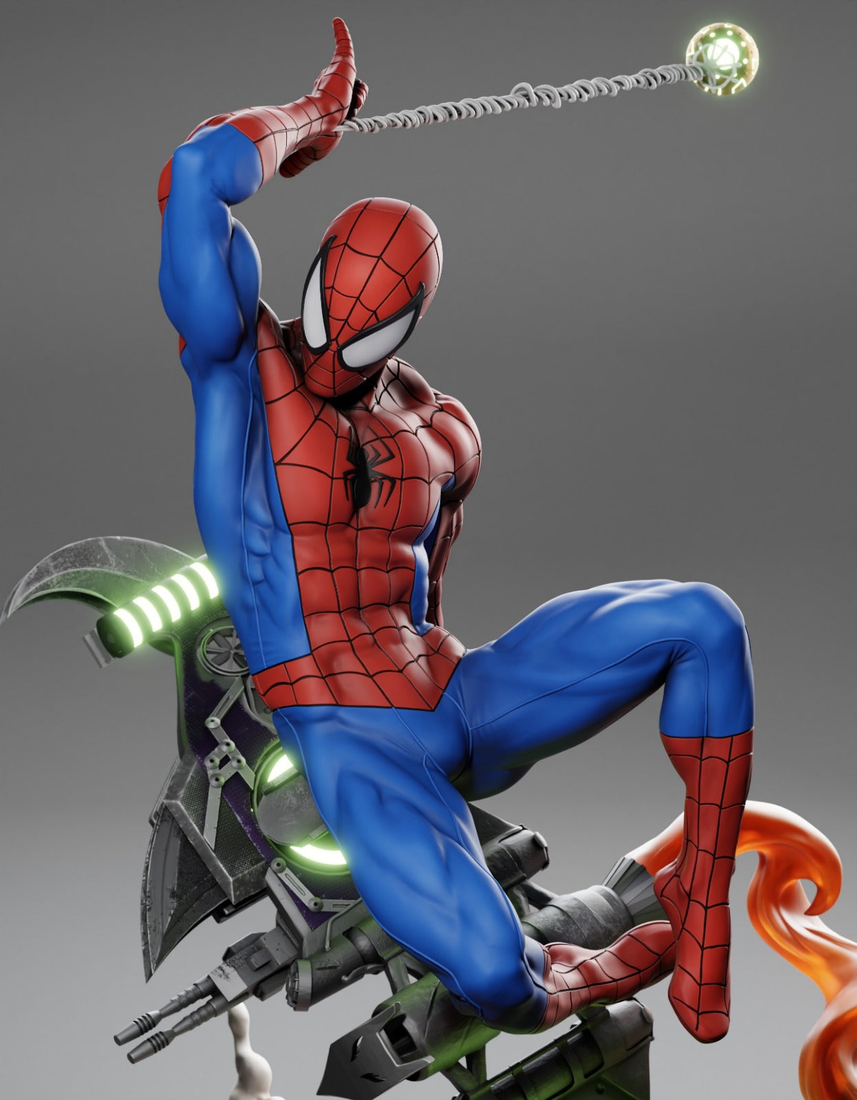 Spider-Man (Marvel Comics) 3D Print File: Iconic Web-Slinger STL - 1:4, 1:6, 1:9, 1:12 Scale Options - Ready-to-Print, Split, Pre-Supported & Uncut