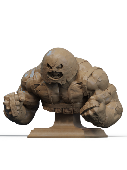 Juggernaut (Marvel) Bust 3D Print File: Unstoppable Force STL - 1:6 & 1:9 Scale Options