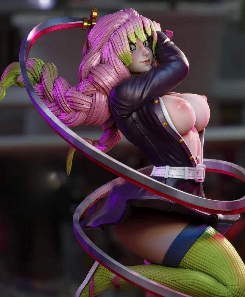NSFW Mitsuri Kanroji STL File (Demon Slayer) | 3D Printable Anime Figure Model, Cosplay Prop & Collectible [Digital Download Only
