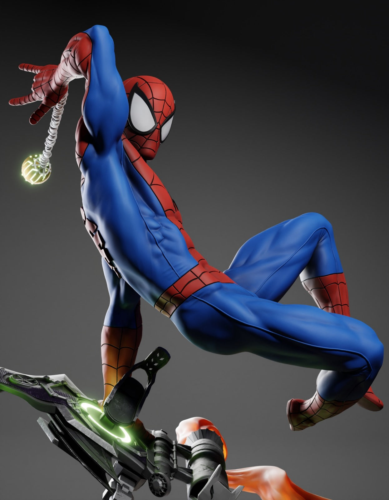 Spider-Man (Marvel Comics) 3D Print File: Iconic Web-Slinger STL - 1:4, 1:6, 1:9, 1:12 Scale Options - Ready-to-Print, Split, Pre-Supported & Uncut