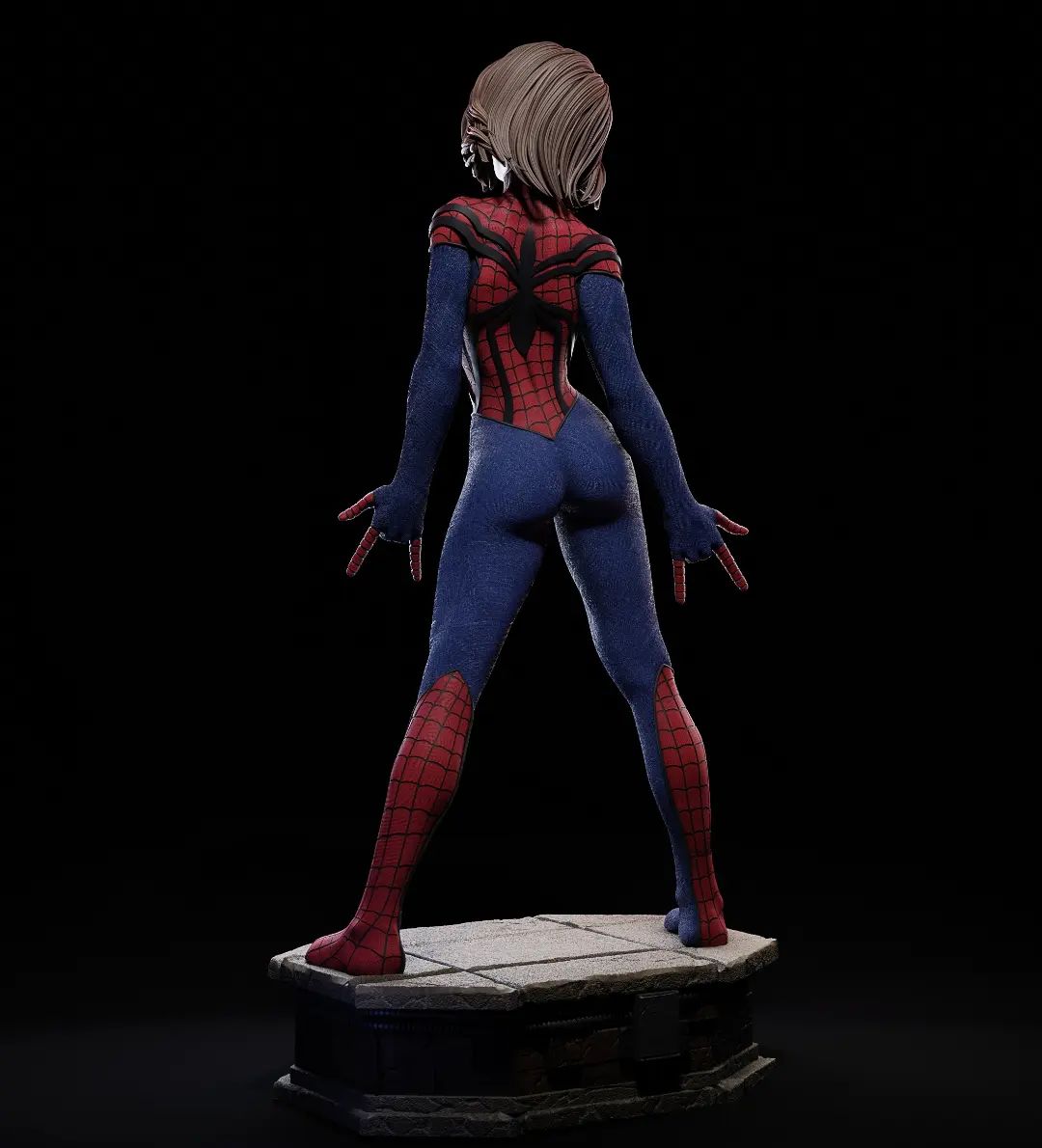 Spider-Woman (Marvel Comics) 3D Print File: Iconic Heroine STL - 1:4, 1:6, 1:9, 1:12 Scale Options - Ready-to-Print, Split, Pre-Supported & Uncut