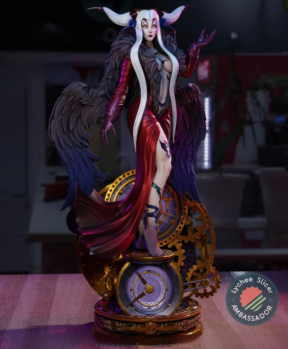 NSFW  Ultimecia STL Files - Final Fantasy VIII Villain 3D Printable Model | Pre-Supported, Resin Ready + Alternate Torso