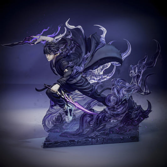 Sung Jin-Woo Solo Leveling 3D Model - Dynamic Action Pose (Digital Download)