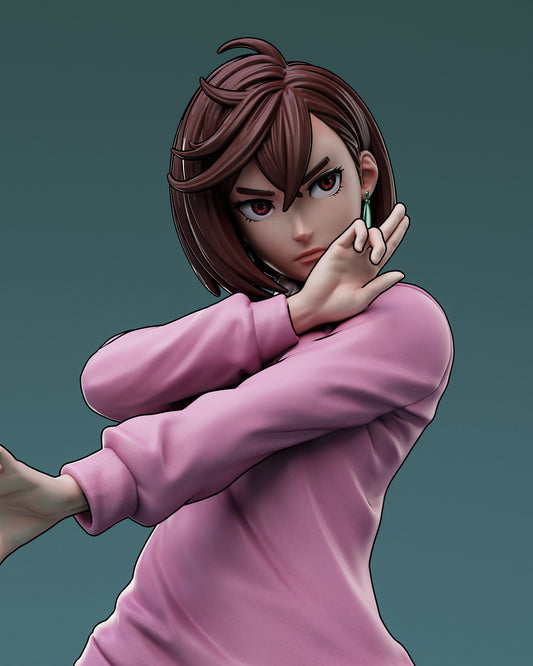 Momo Ayase 3D Printable STL | Dandadan Anime Figure | 1:6 & 1:9 Scale Resin Model