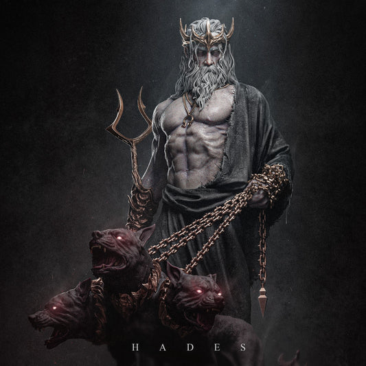 Hades and Cerberus – 3D Printable STL Statue | 1/4, 1/9, 1/12 Scales