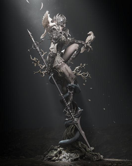 Lenora Queen – Fantasy 3D STL Statue | 1/6 Split, 1/6 Pre-Supported, 1/9 Split & 1/9 Uncut