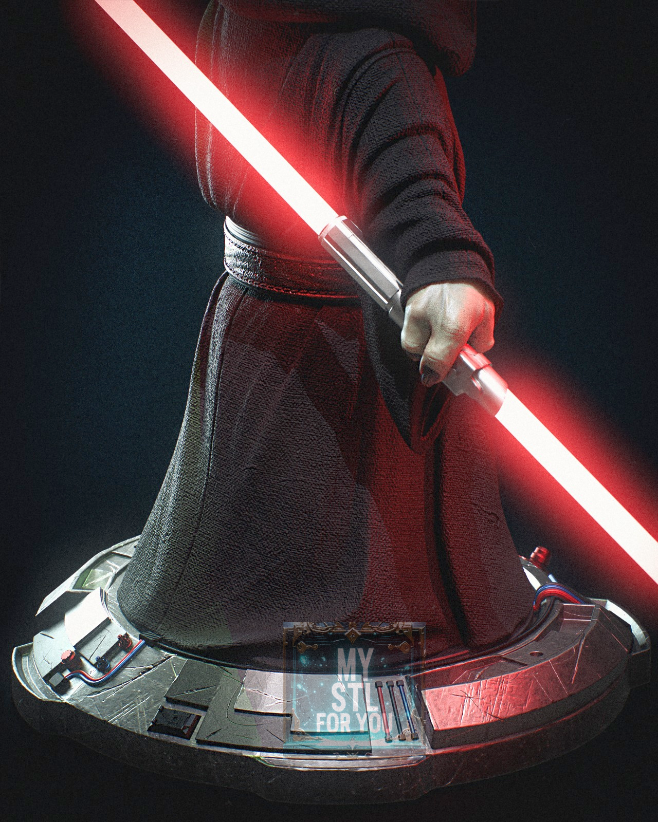 Darth Yoda STL – Star Wars Resin Statue Files Bundle (1/6, 1/9, 1/12) + 1/6 Pre‑Supported LYS + 1/12 Uncut – Digital Download