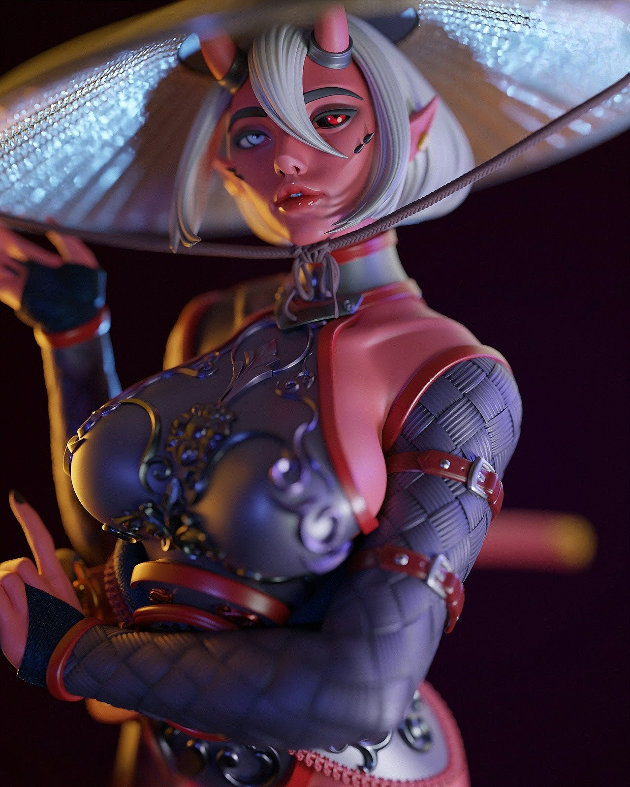 Free Oni NSFW 3D Print File - Unleash the Demon!