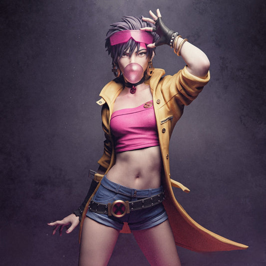 Jubilee (X-Men) 3D Print File: Mutant Firecracker STL - 1:4, 1:9, 1:12 Scale Options - Pre-Supported & Uncut - Vibrant Digital Collectible