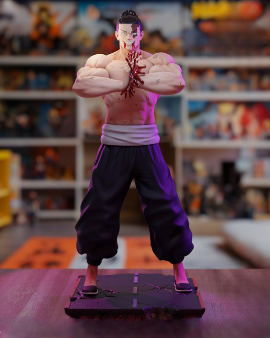 Aoi Todo (Jujutsu Kaisen) 3D Printable Statue – The Boogie Woogie Brawler | Resin-Optimized