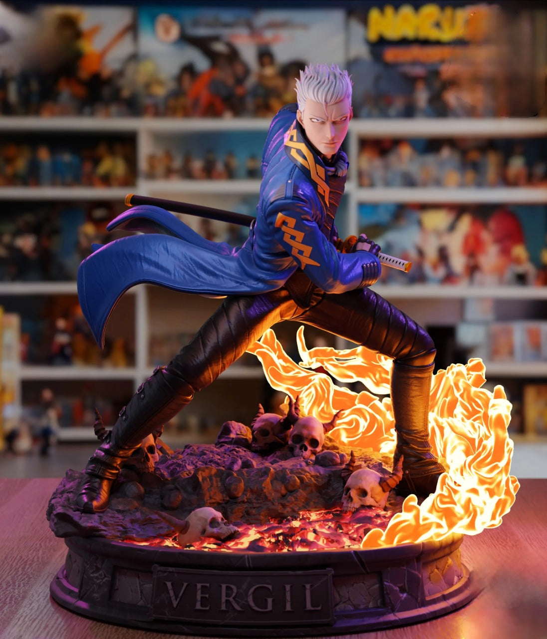 Vergil - Devil May Cry (Netflix Style) STL File for 3D Printing (Pre-Supported) - Digital File
