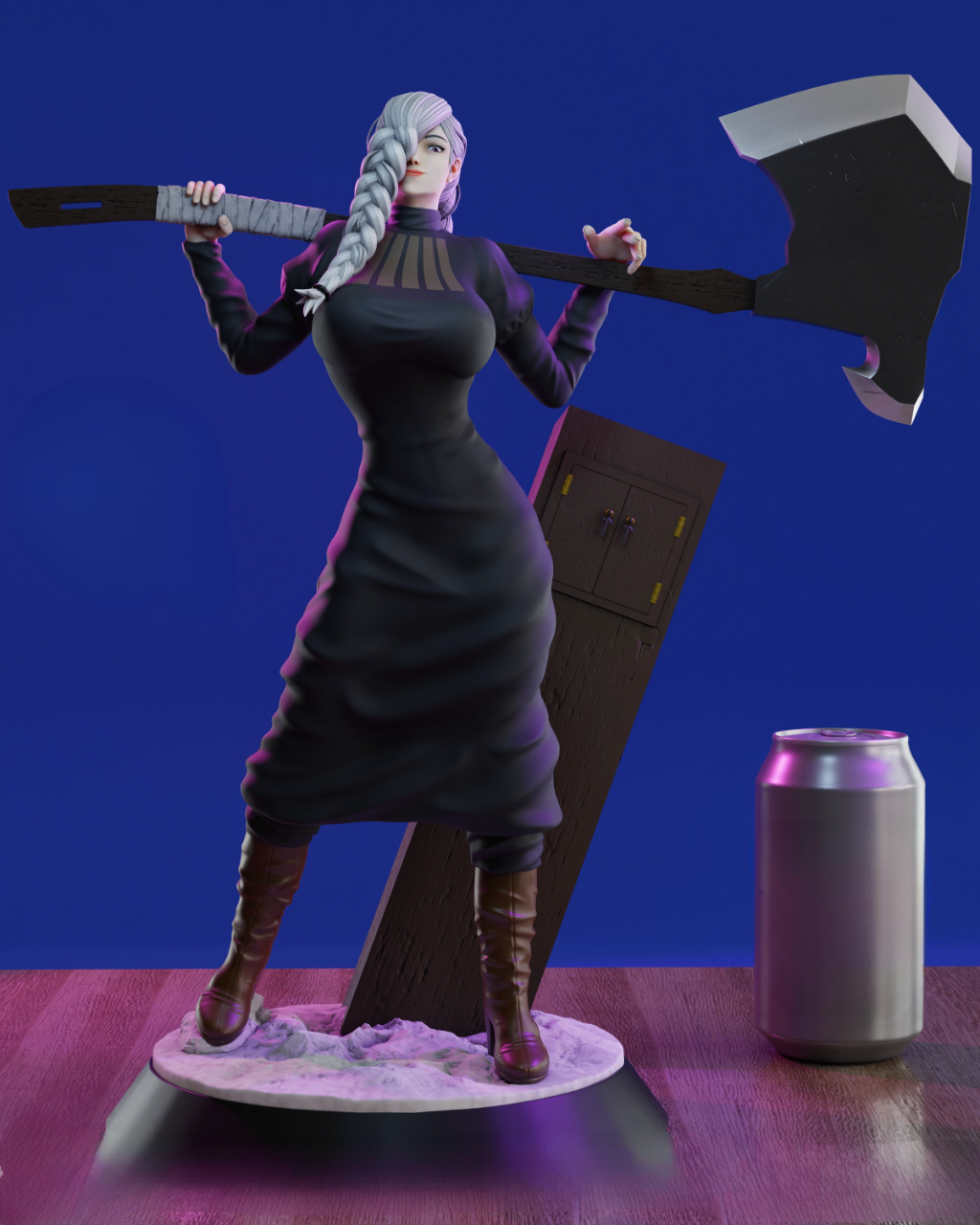 Mei Mei (Jujutsu Kaisen) 3D Printable Statue – Cunning Crow Master