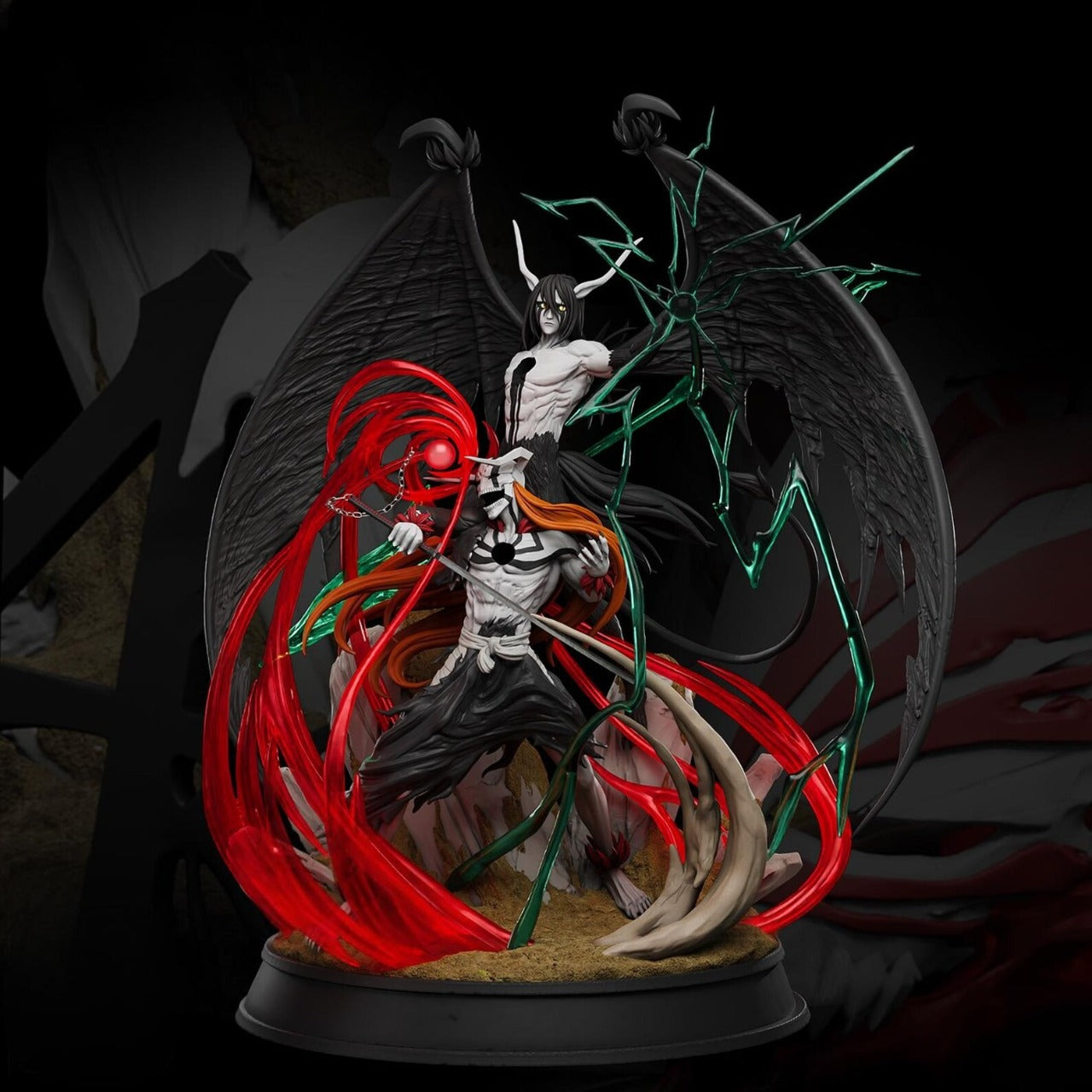 Ichigo Final Hollow vs Ulquiorra – Bleach Diorama STL 3D Print Files