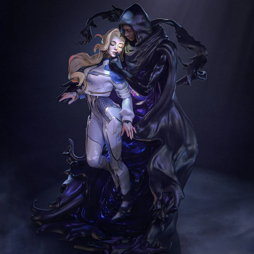 NSFW Cloak & Dagger: Pre-Supported STL Model for 1:6 Scale – Easy Print & Paint, 312mm Heroic Duo!