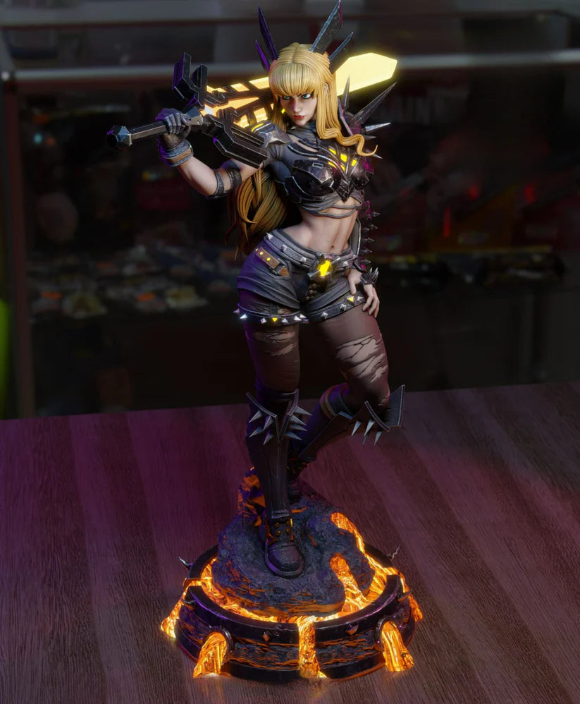 NSFW Magik (X-Men) STL File for 3D Printing | Marvel Comic Book Character Model