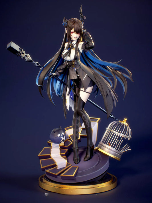 Pre-supported Nerissa Ravencroft STL - VTuber 3D Print