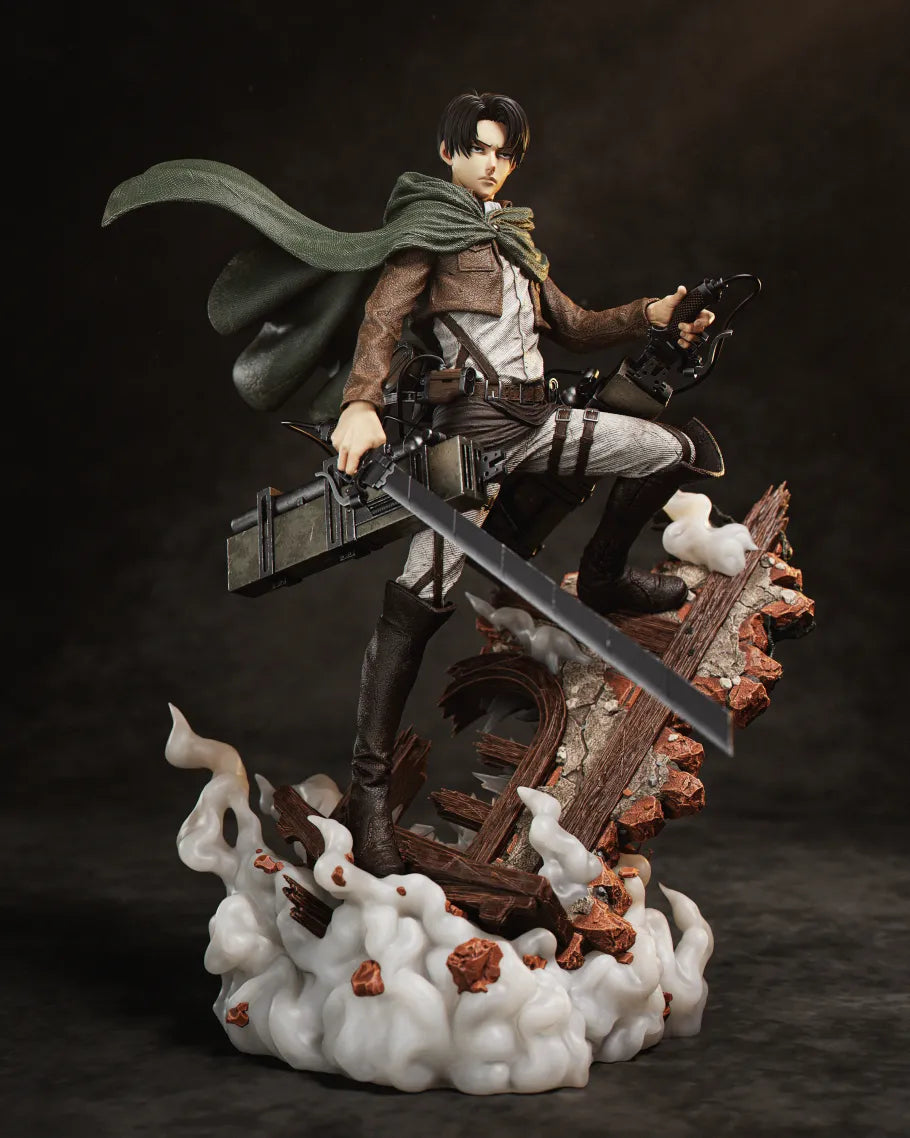 Levi Ackerman Anime Statue STL – 1/6 & 1/9 Scale, Presupported + Uncut