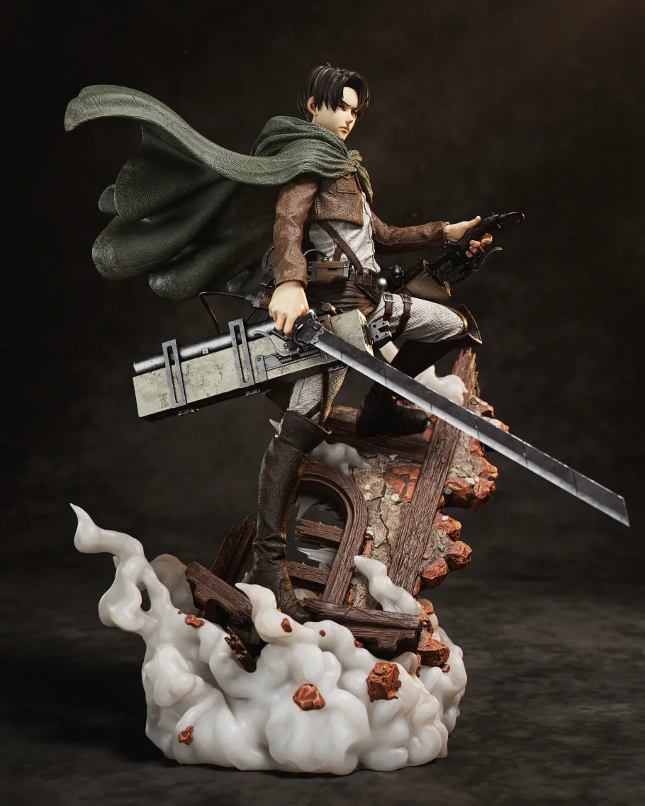 Levi Ackerman Anime Statue STL – 1/6 & 1/9 Scale, Presupported + Uncut