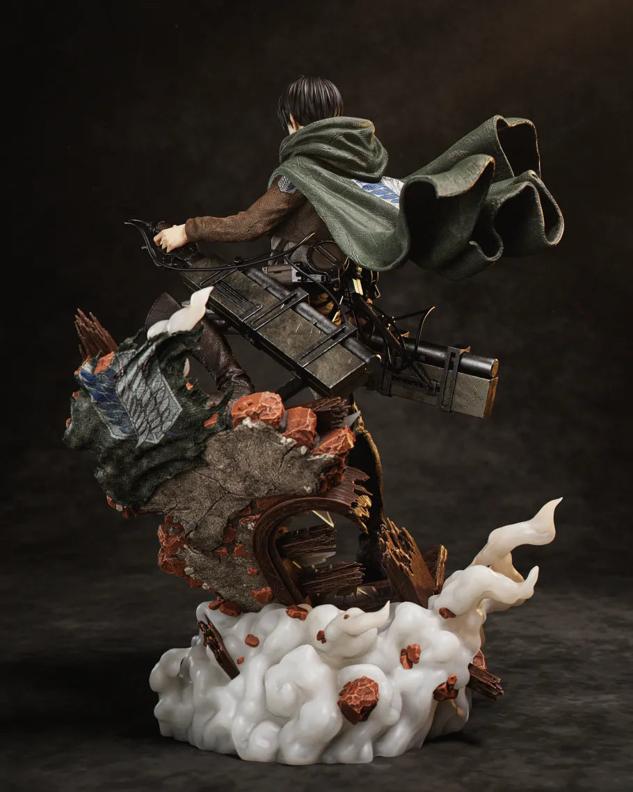 Levi Ackerman Anime Statue STL – 1/6 & 1/9 Scale, Presupported + Uncut