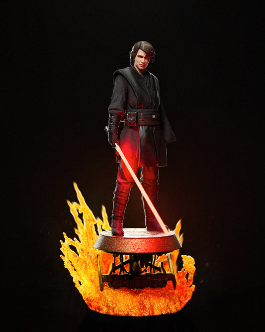 Anakin – Star Wars Inspired STL Figure | 1/6 & 1/9 Scale | Split, Pre-Supported & Uncut Versions