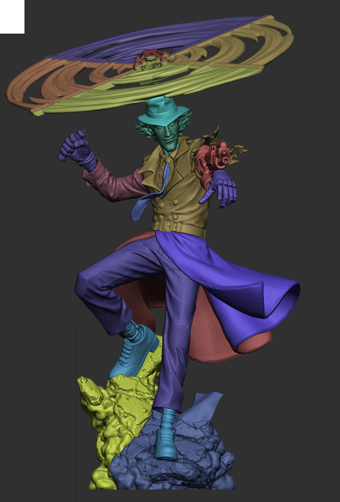 Inspector Gadget 3D Print File: Iconic Cartoon Hero STL - 1:9 & 1:6 Scale Options - Ready-to-Print, Split, Pre-Supported