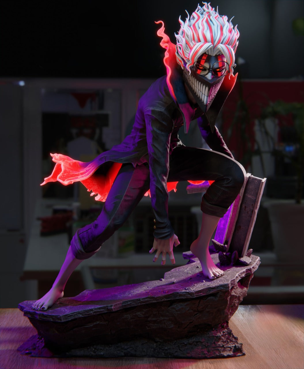Okarun – Dandadan – STL 3D Print Files Pre-Supported + Lychee Scene