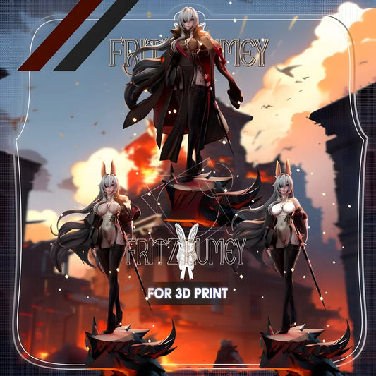 Fritz Rumey - Azur Lane - STL 3D Print Files
