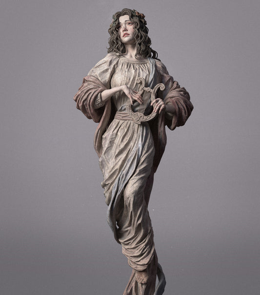 Muse – Artistic Fragmented 3D STL Figure | 1/6 Split, 1/6 Pre-Supported, 1/9 Split &amp; 1/9 Uncut