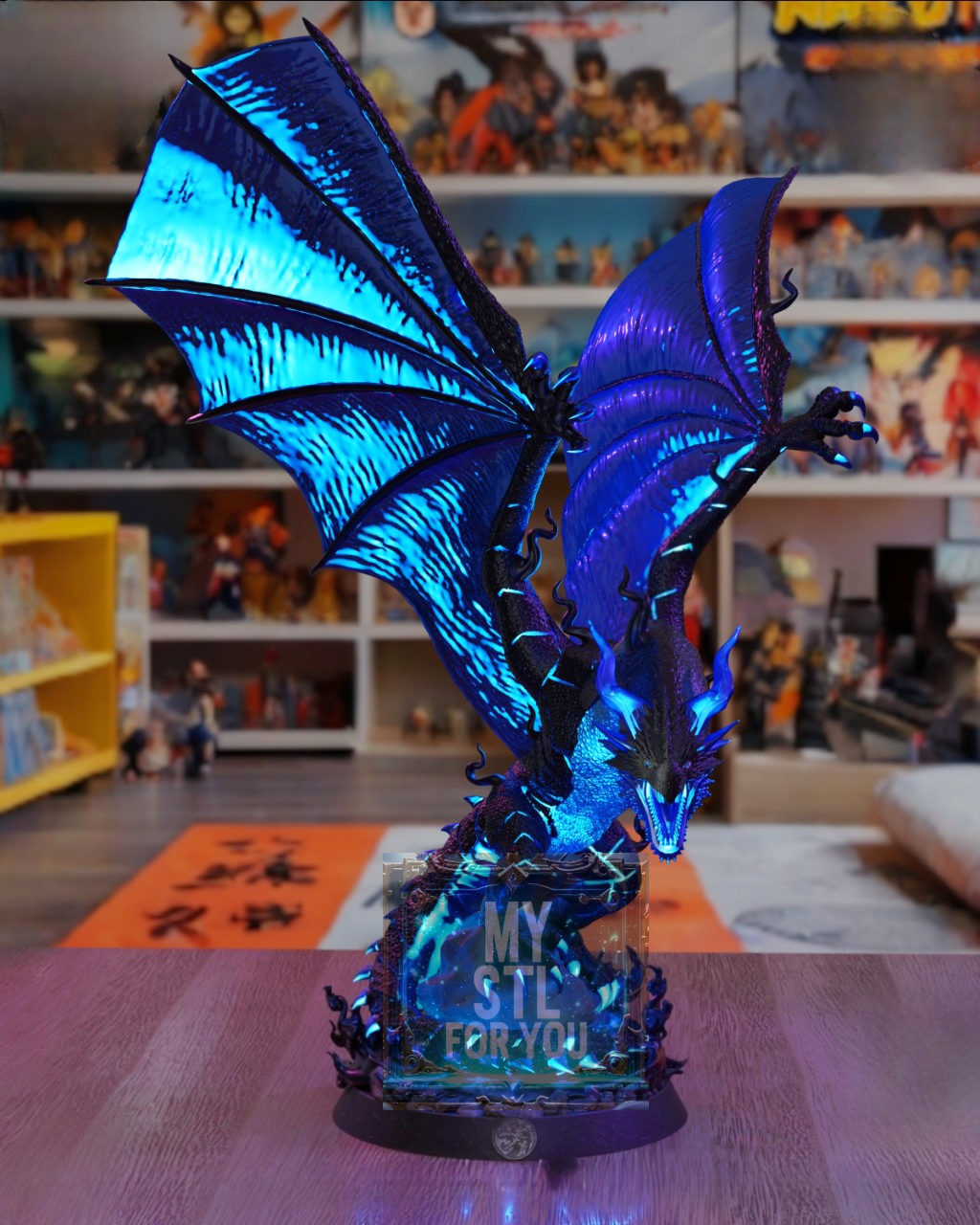 Kaisel (Solo Leveling) | Resin STL Statue | Pre‑Supported STL + LYS | Large Format
