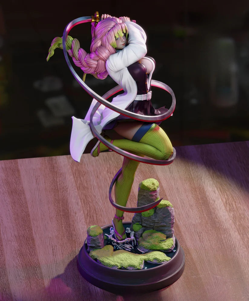 NSFW Mitsuri Kanroji STL File (Demon Slayer) | 3D Printable Anime Figure Model, Cosplay Prop & Collectible [Digital Download Only