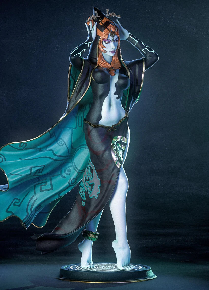True Midna NSFW STL - Zelda 3D Print (Pre-Supported)