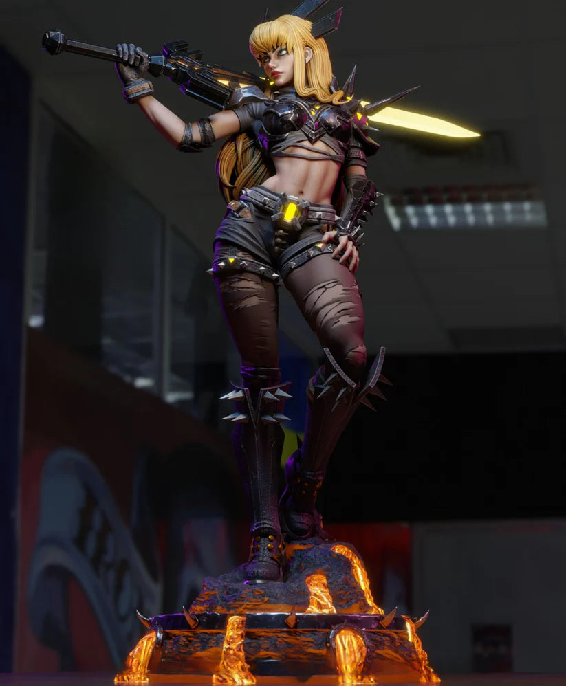 NSFW Magik (X-Men) STL File for 3D Printing | Marvel Comic Book Character Model