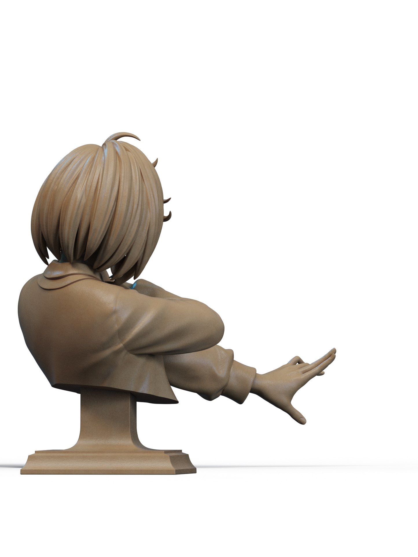 Momo Ayase (Dandadan) Bust 3D Print File: Occult Detective STL - 1:6 & 1:9 Scale Options