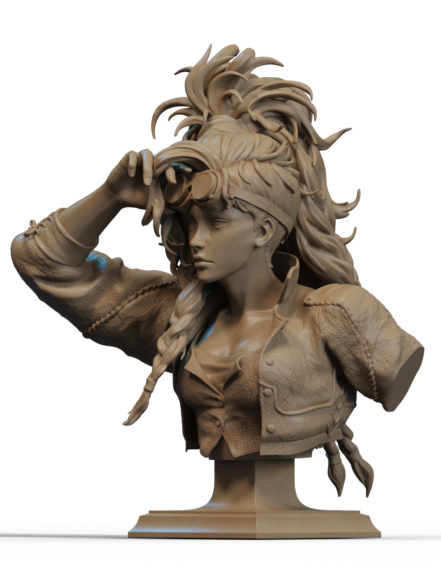 Gemma (Monster Hunter Wilds) Bust 3D Print File: Hunter Figure STL - 1:6 & 1:9 Scale Options