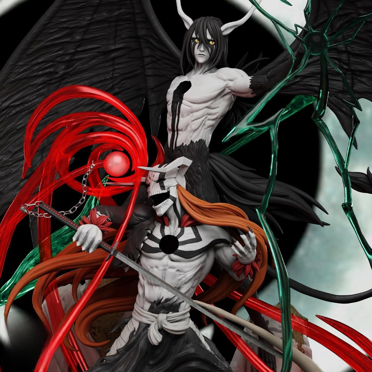 Ichigo Final Hollow vs Ulquiorra – Bleach Diorama STL 3D Print Files