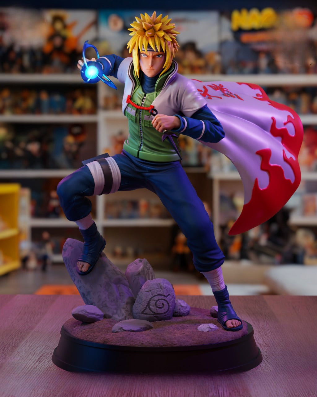 Minato Namikaze premium STL figure for resin 3D printing