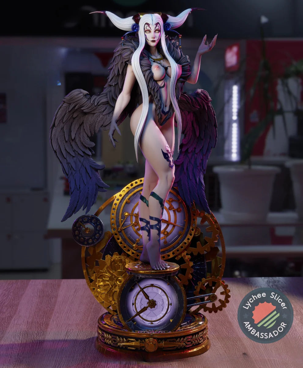 NSFW  Ultimecia STL Files - Final Fantasy VIII Villain 3D Printable Model | Pre-Supported, Resin Ready + Alternate Torso
