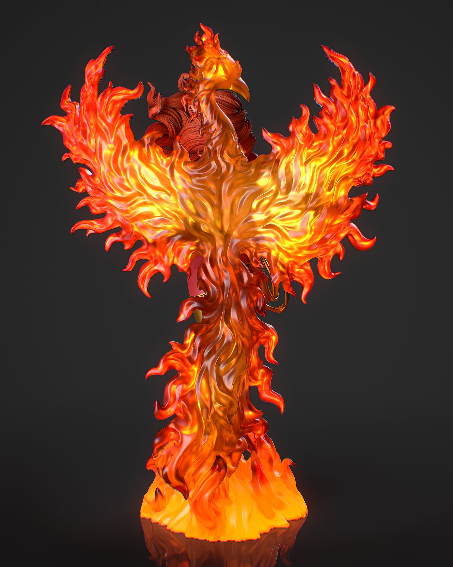 Jean Grey Phoenix (X-Men) 3D Print File: Cosmic Powerhouse STL - 1:6, 1:9, 1:12 Scale Options - Pre-Supported & Uncut - Premium Digital Model