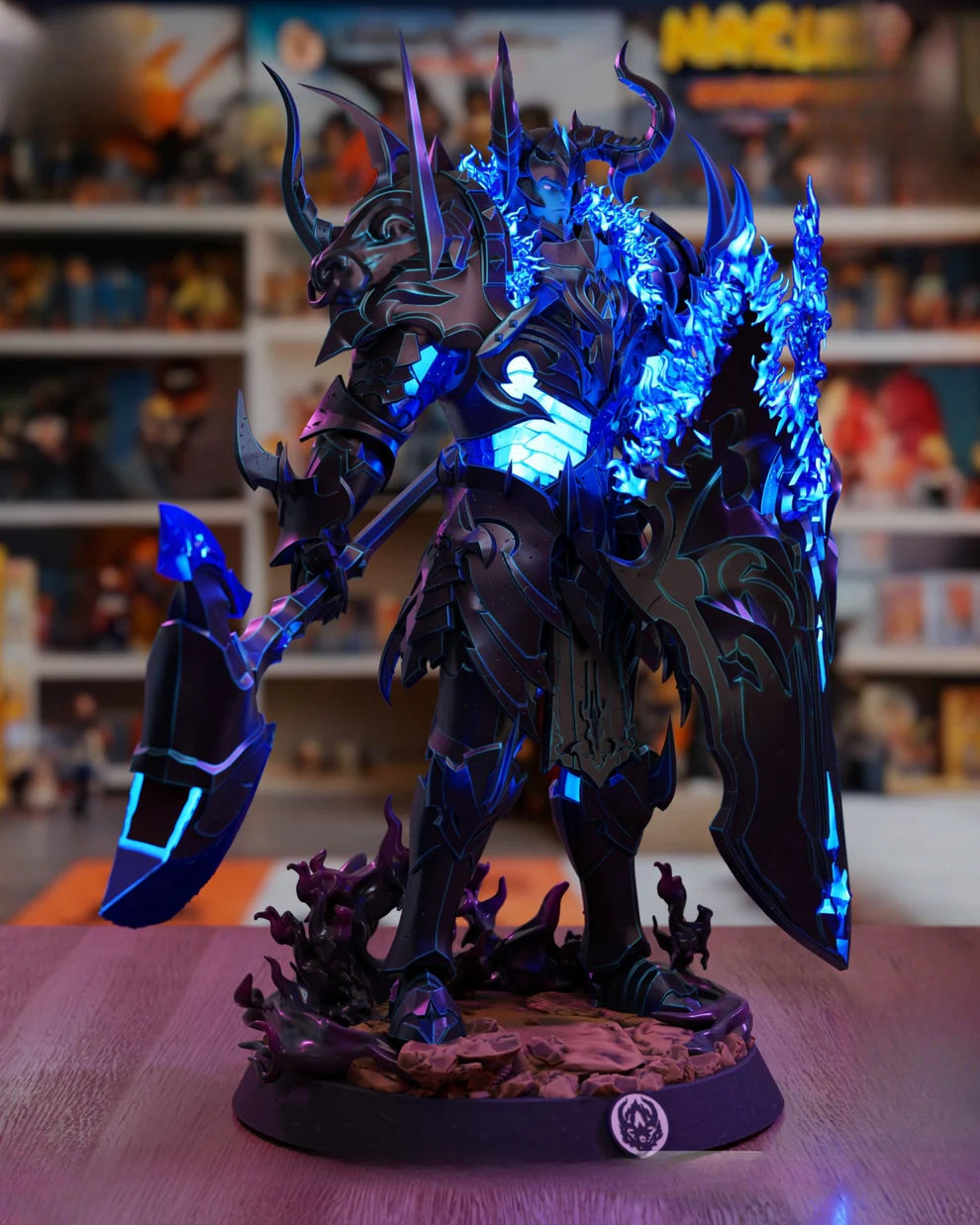 Iron (Solo Leveling) 3D Print File: Formidable Shadow Monarch General STL Statue