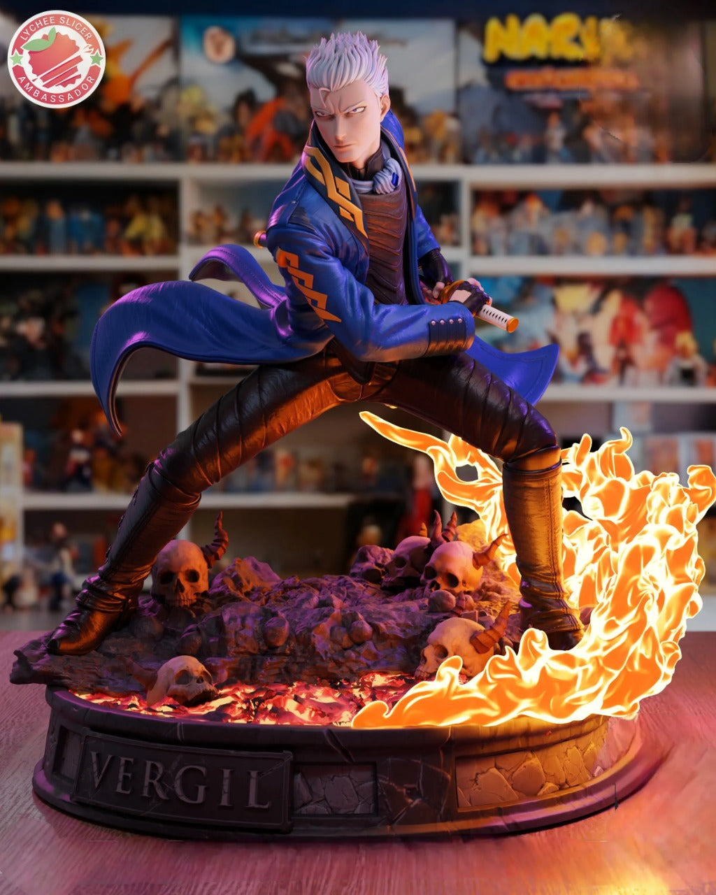 Vergil - Devil May Cry (Netflix Style) STL File for 3D Printing (Pre-Supported) - Digital File