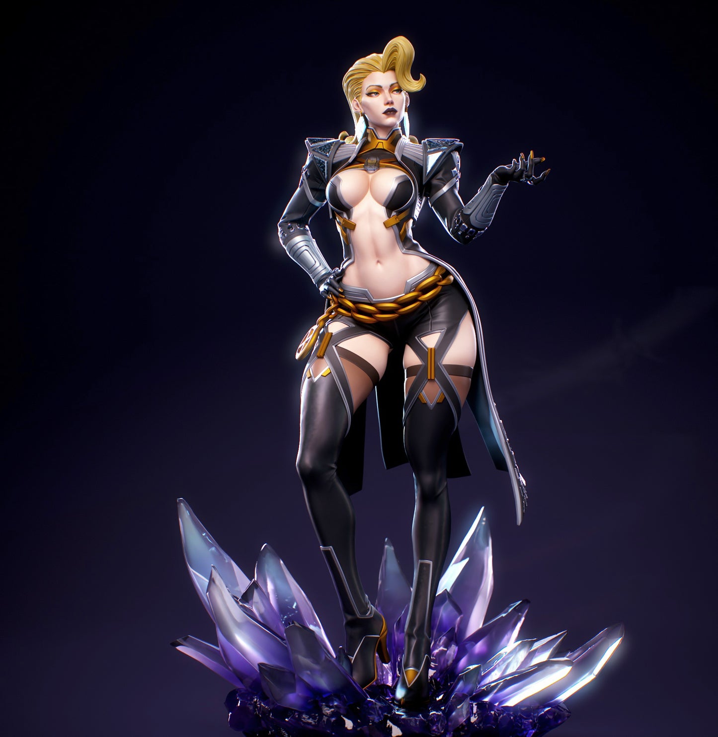 Emma Frost – 1/7 Scale STL Figure for 3D Printing (Digital Product)
