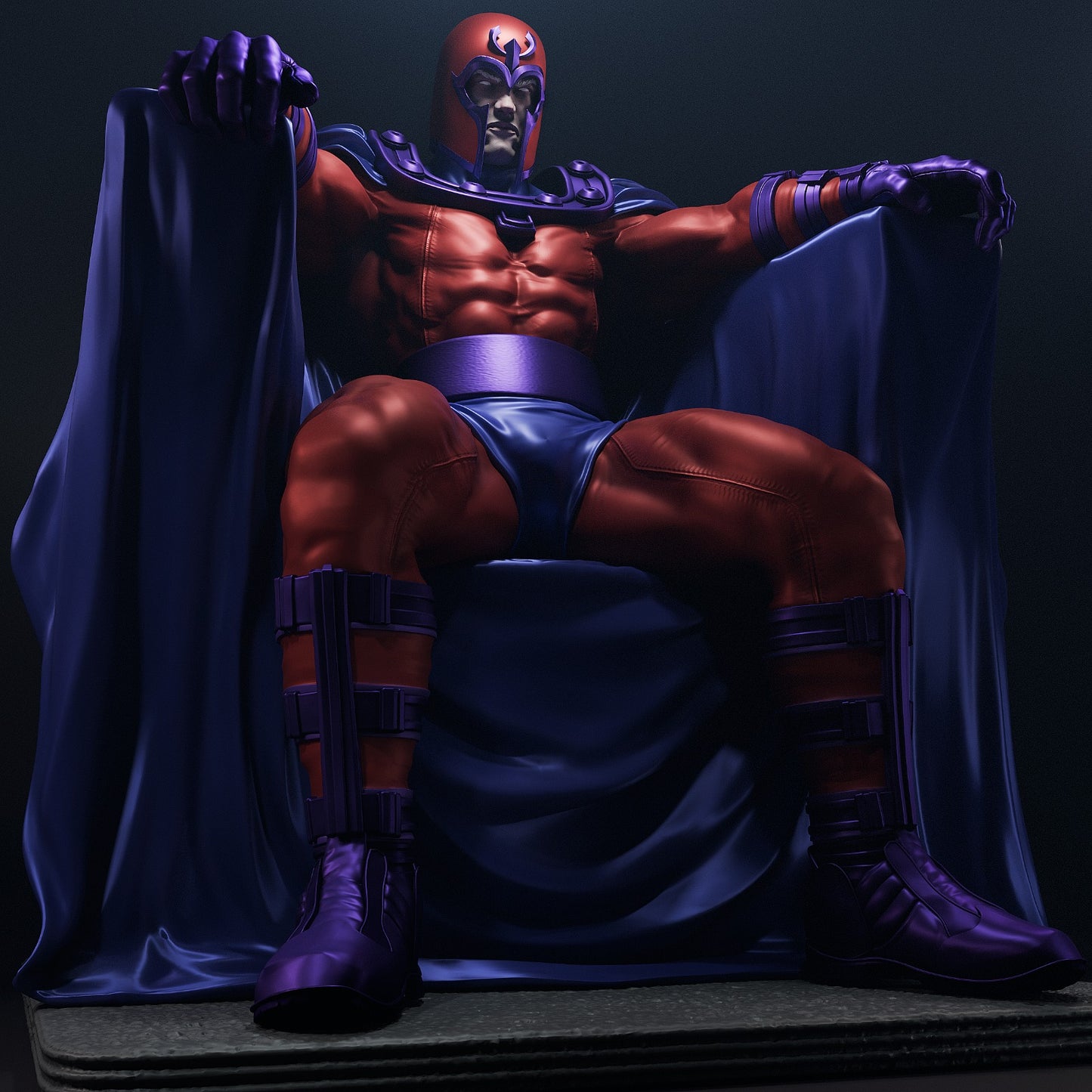 Magneto (X-Men) 3D Print File: Master of Magnetism STL - 1:4, 1:6, 1:12 Scale Options - Pre-Supported & Uncut - Formidable Digital Collectible