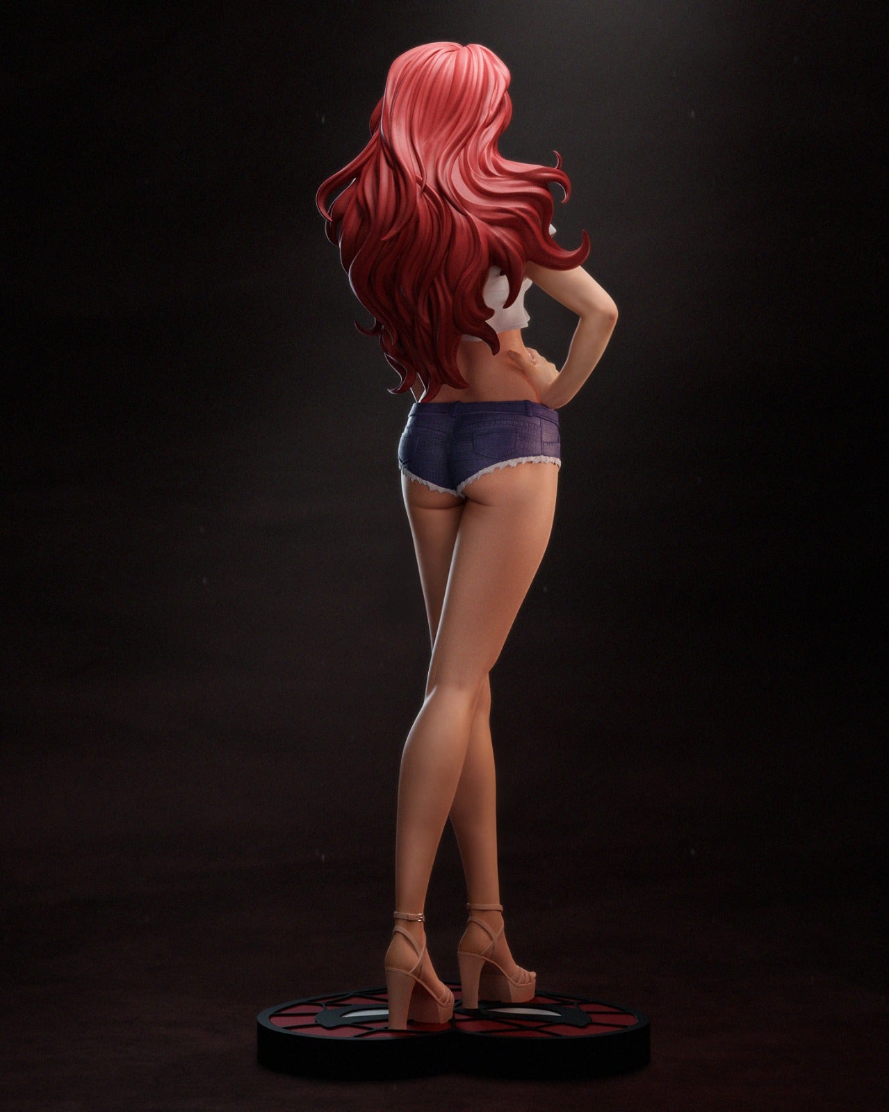 Mary Jane Watson (Marvel Comics) 3D Print File: Casual Fan Art STL - 1:4, 1:6, 1:9, 1:12 Scale Options - Ready-to-Print, Split, Pre-Supported & Uncut