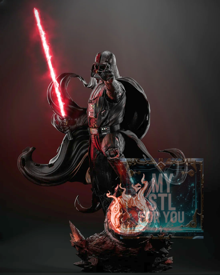 Darth Vader 1/6 Scale Statue + Bust | STL Files for Resin 3D Printing